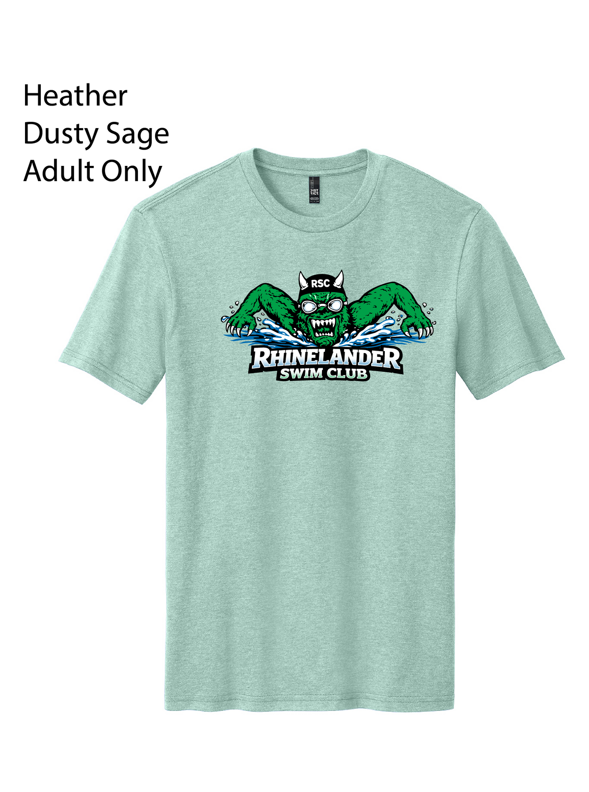 Adult Tee Shirt - Swim Club Logo