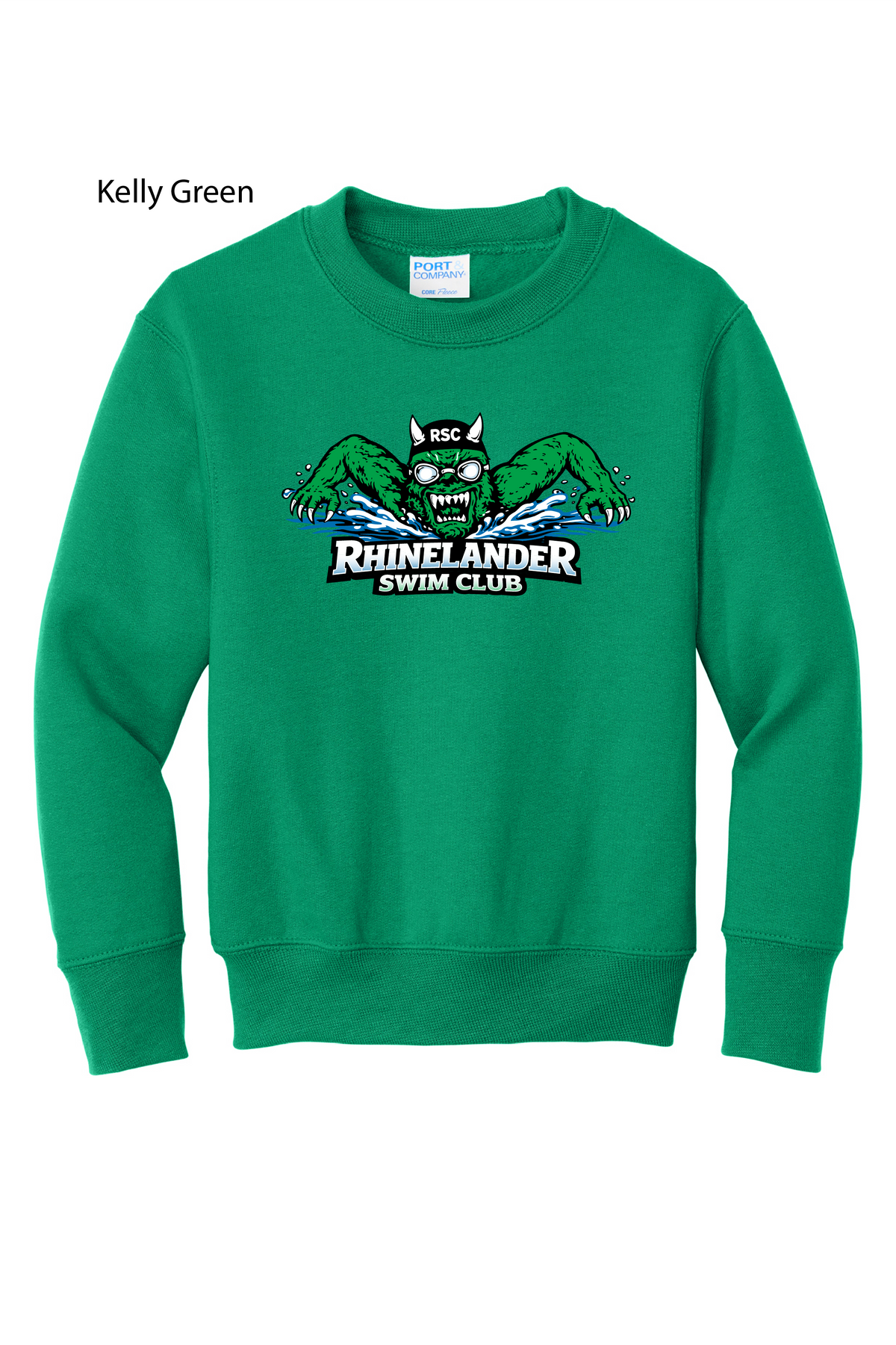 Crew Neck Sweatshirt - Full Swim Club Logo