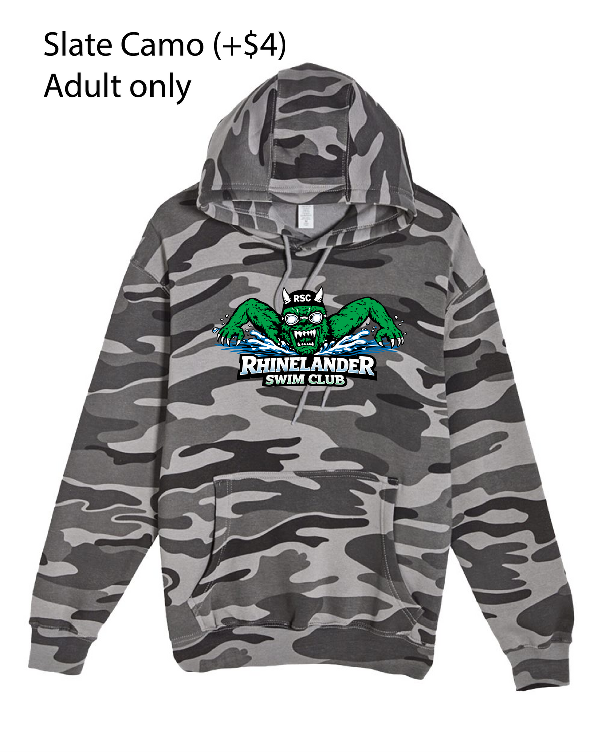 Hooded Sweatshirt - Full Swim Club Logo