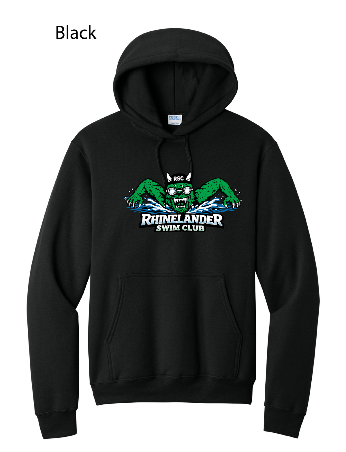 Hooded Sweatshirt - Full Swim Club Logo