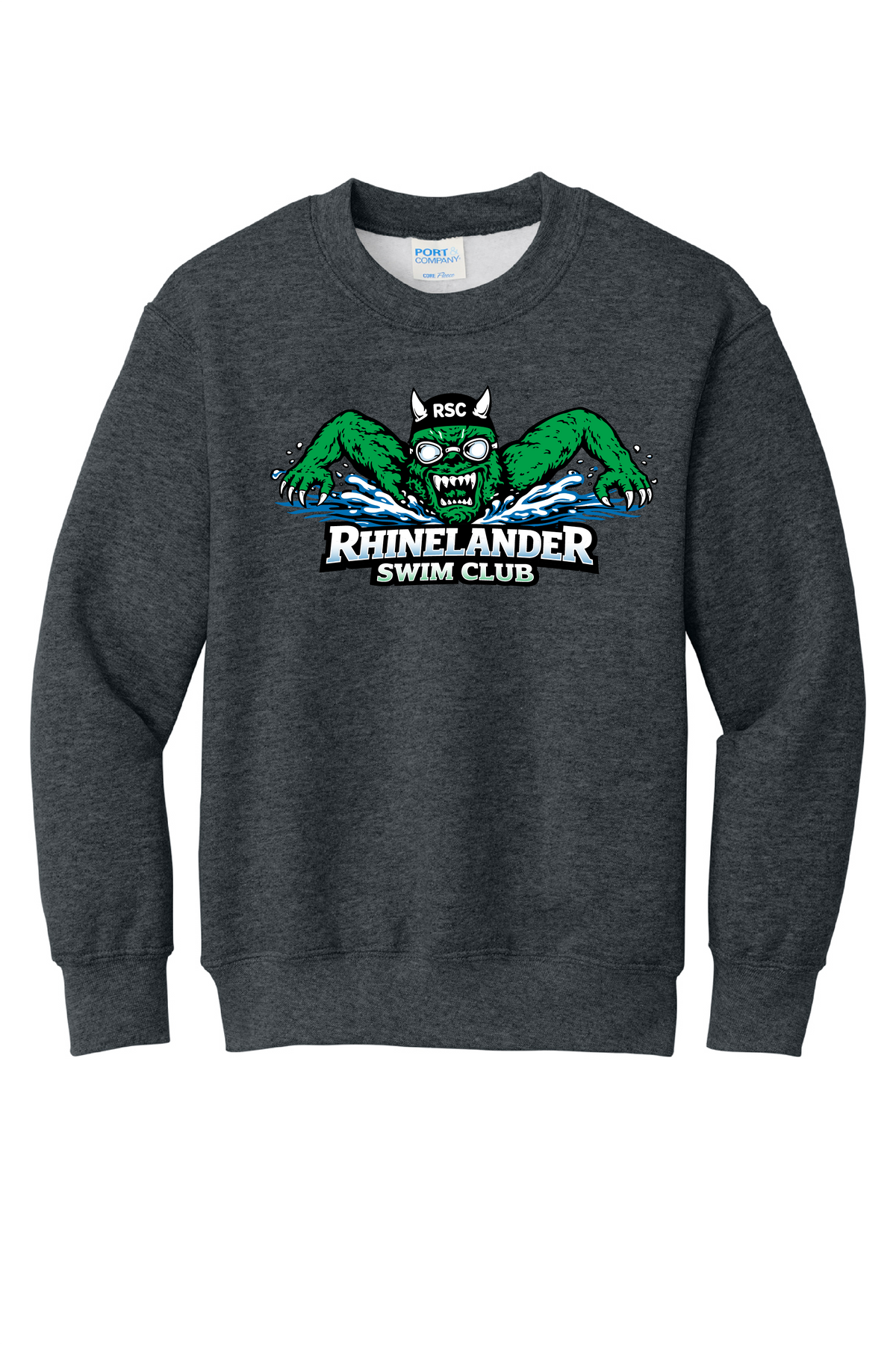 Crew Neck Sweatshirt - Full Swim Club Logo