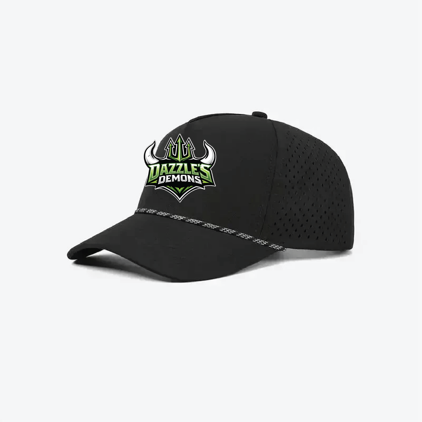 Patch hat - 5 Panel Laser Performance Rope Hat - Pick your patch option