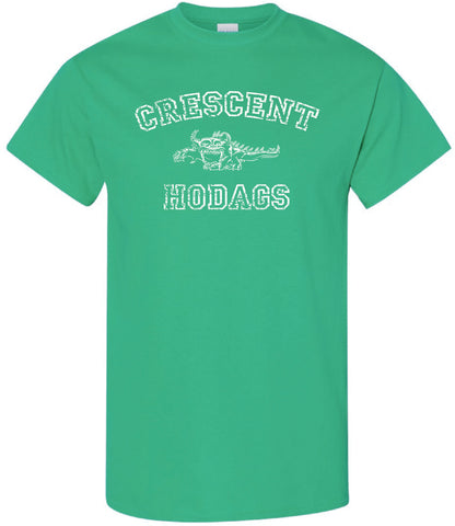 Adult Heavy Cotton Tee Green Hodags