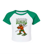Women's Micro Rib Raglan Baby Tee - Dazzle's Batter Logo