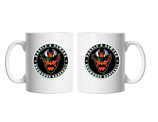 12oz ceramic Coffee Mug - Round Logo