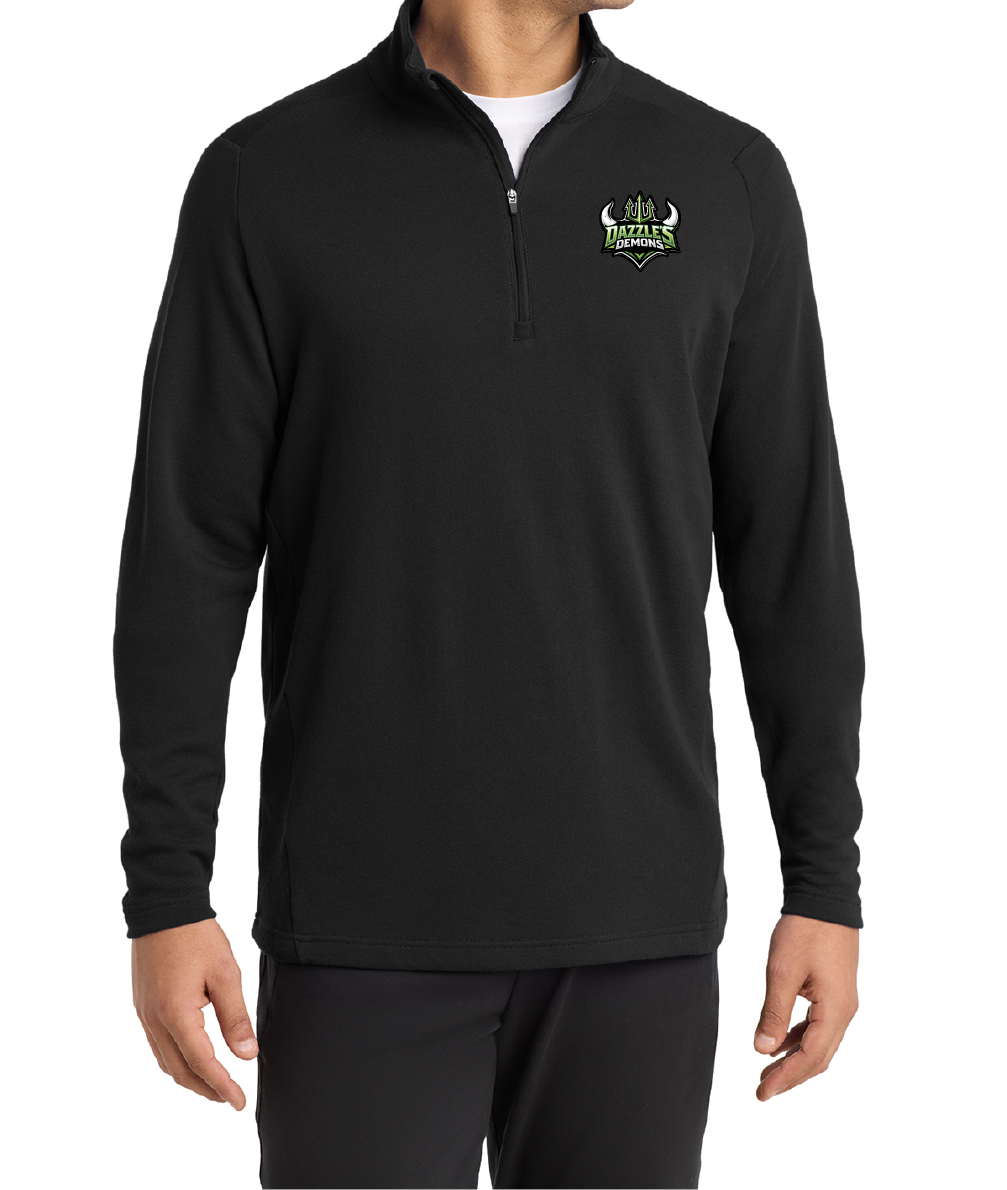 Sport-Tek® Lightweight French Terry 1/4-Zip Pullover Team Logo Patch