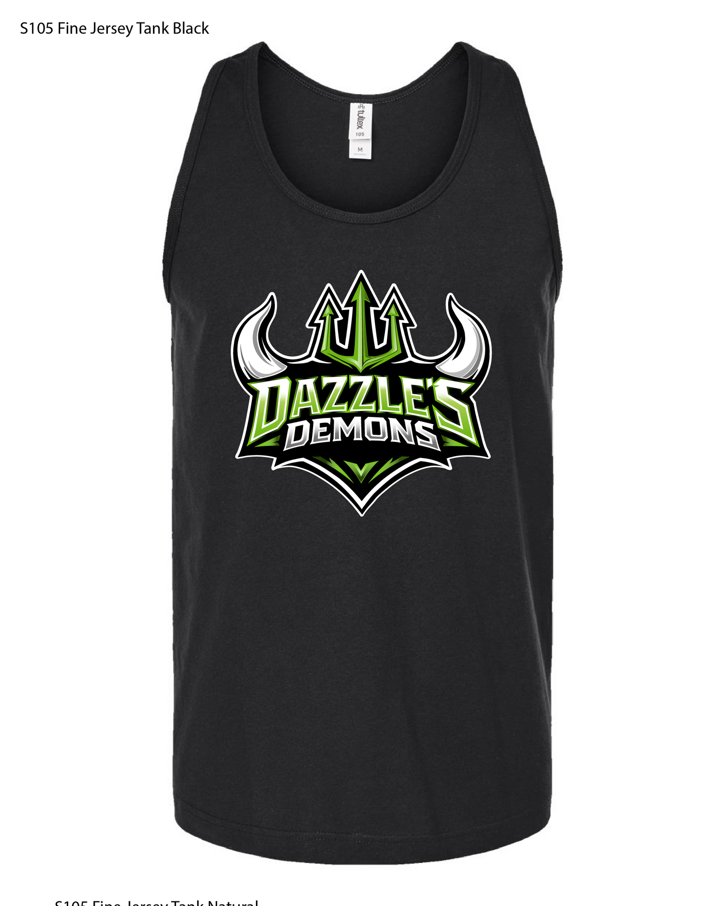 Unisex Tank top - Dazzles Team Logo