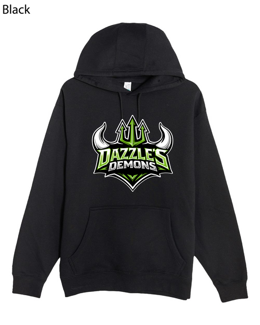 Adult Hooded Sweatshirt - Dazzle's Team Logo
