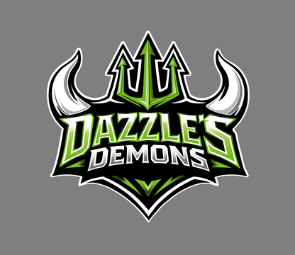 Adult Hooded Sweatshirt - Dazzle's Team Logo