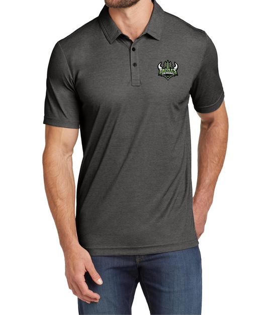TravisMathew Oceanside Heather Polo with Dazzle's Demons Team Logo