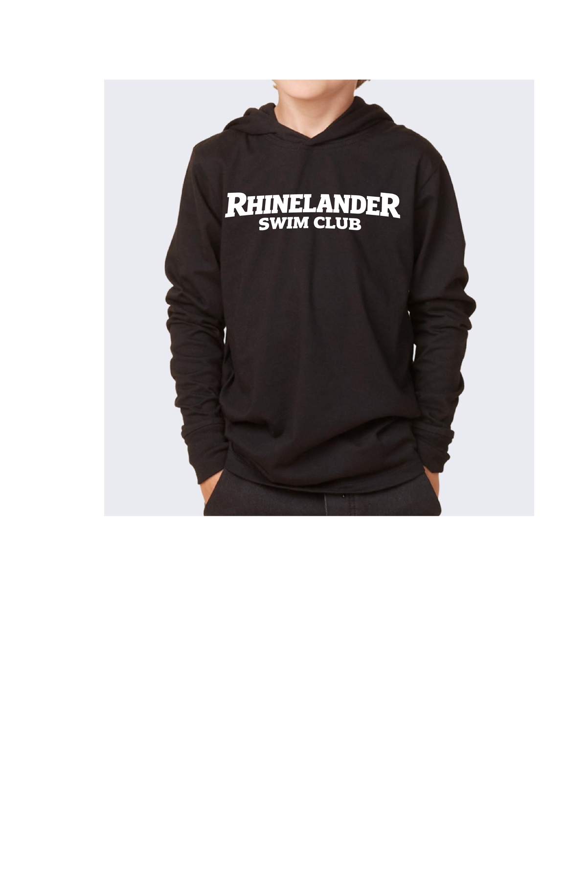 Hooded Tee Shirt Youth  - RSC Curved Text