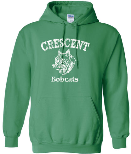 Youth Heavy Blend Hoodie Green Bobcats
