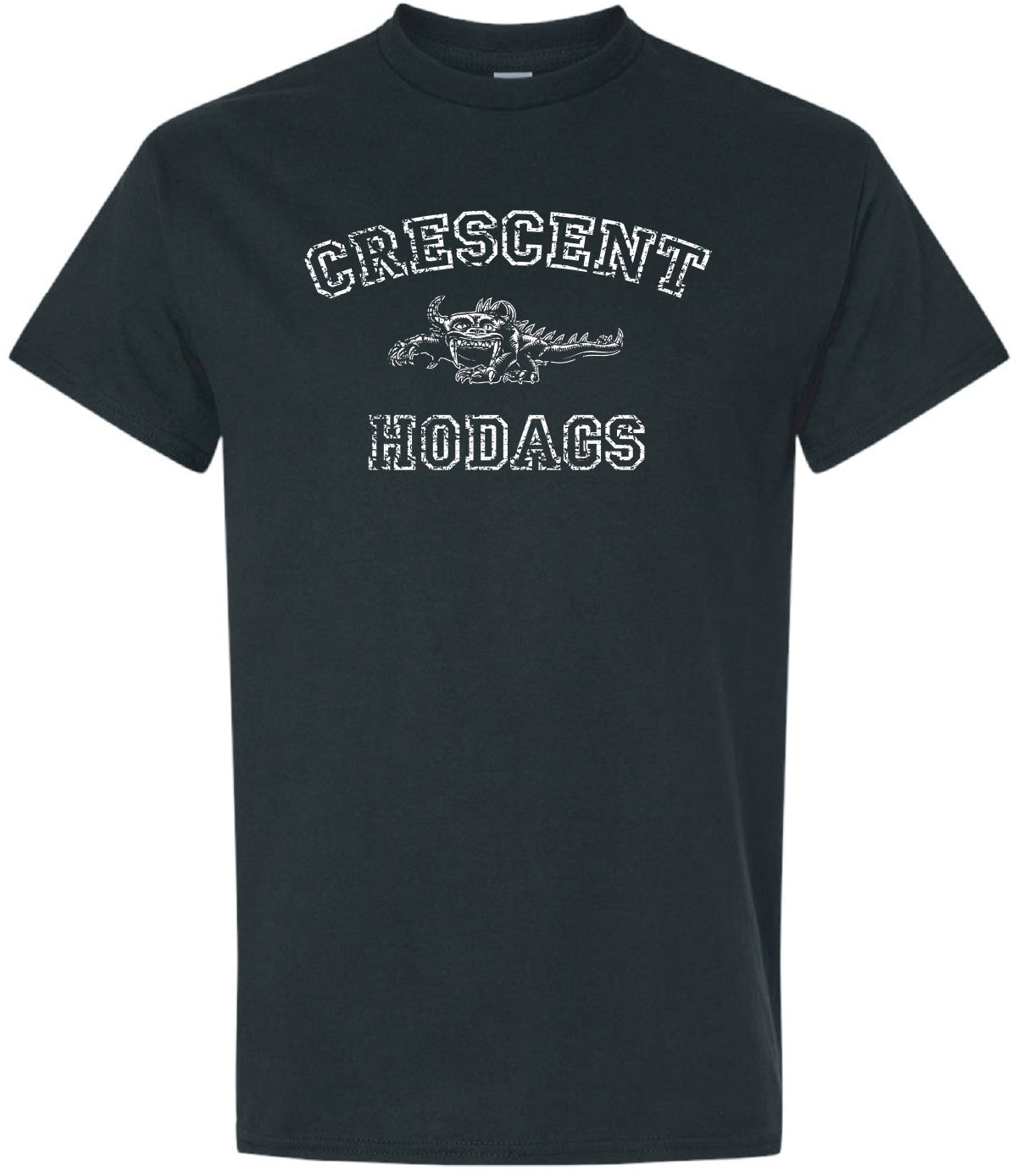 Adult Heavy Cotton Tee Black Hodags