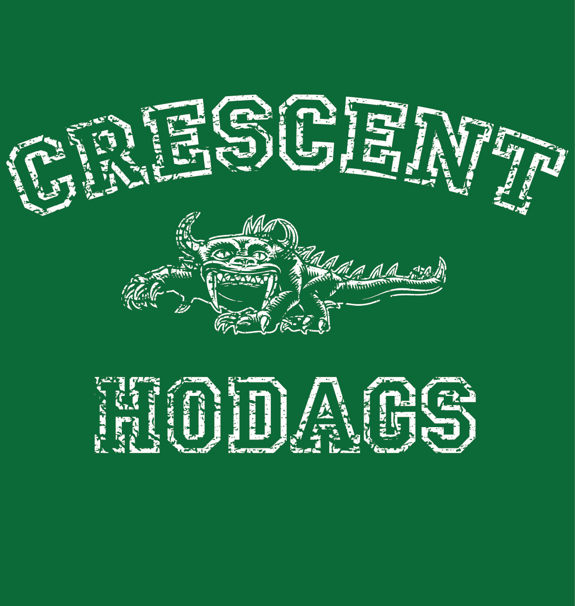 Adult Heavy Blend Hoodie Green Hodags